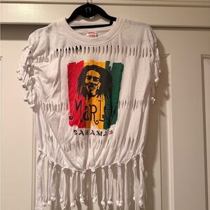 Marley women’s Fringe Shirt - White
